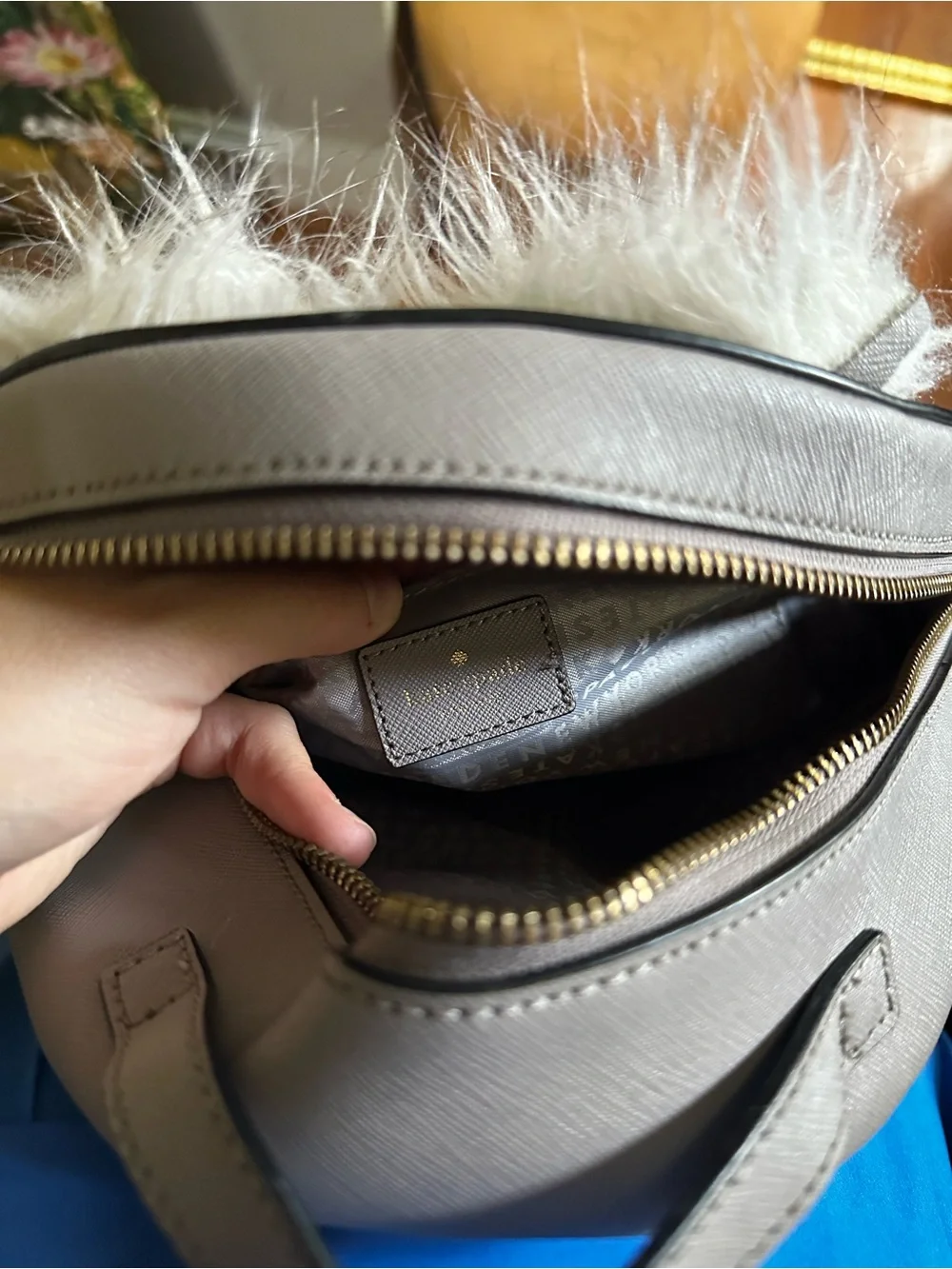 Kate Spade Star Bright Owl Backpack Gray Purse Collectors Rare